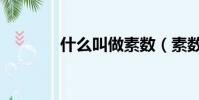 什么叫做素數(素數叫什么)
