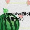 expensive的比較級和最高級（expensive比較級和最高級分別是什么）