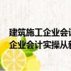 建筑施工企業會計實操從新手到高手 第2版（關于建筑施工企業會計實操從新手到高手 第2版介紹）