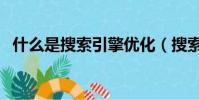 什么是搜索引擎優化(搜索引擎優化簡述)