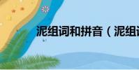 泥組詞和拼音(泥組詞有哪些)