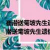 崔潛送菊坡先生遺像至適鄉人送紫菊一株遂以答之（關于崔潛送菊坡先生遺像至適鄉人送紫菊一株遂以答之簡介）