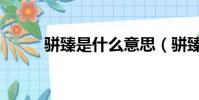 駢臻是什么意思(駢臻是啥意思)