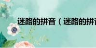 迷路的拼音(迷路的拼音以及解釋)