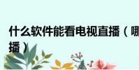 什么軟件能看電視直播(哪些軟件能看電視直播)