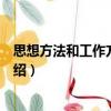 思想方法和工作方法概論（關于思想方法和工作方法概論介紹）