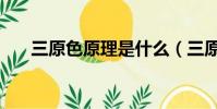 三原色原理是什么(三原色原理解釋)
