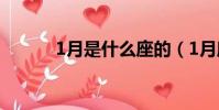 1月是什么座的(1月所屬星座)