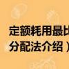 定額耗用最比例分配法（關于定額耗用最比例分配法介紹）