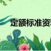 定額標準資料（關于定額標準資料介紹）