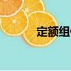 定額組價（關于定額組價介紹）