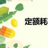 定額耗率（關于定額耗率介紹）