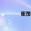 崔茂善（關于崔茂善簡介）