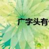 廣字頭有什么字（廣字頭有哪些字）