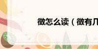 徵怎么讀(徵有幾個音)
