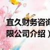 宜久財務咨詢有限公司（關于宜久財務咨詢有限公司介紹）