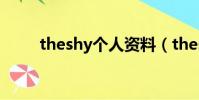 theshy個人資料(theshy的簡介)