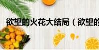 欲望的火花大結局(欲望的火花劇情簡介)