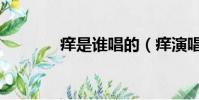 癢是誰唱的(癢演唱者是誰)