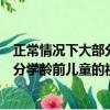 正常情況下大部分學齡前兒童的視力會出現什么現象（大部分學齡前兒童的視力情況）