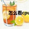 怎么看cpu溫度（CPU溫度怎么查看）