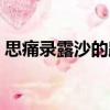 思痛錄露沙的路（關于思痛錄露沙的路介紹）