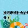推進市域社會治理現代化（關于推進市域社會治理現代化簡介）
