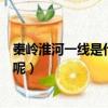 秦嶺淮河一線是什么的分界線（秦嶺淮河一線分界線是什么呢）