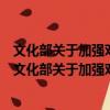 文化部關于加強對新興文化娛樂經營項目管理的通知（關于文化部關于加強對新興文化娛樂經營項目管理的通知簡介）