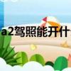 a2駕照能開什么車（a2駕照可以駕駛的車輛）