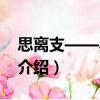 思離支——黑白篇（關于思離支——黑白篇介紹）