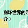 崩壞世界的尋覓者（關于崩壞世界的尋覓者簡介）