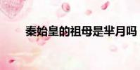 秦始皇的祖母是羋月嗎(你知道嗎)