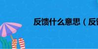 反饋什么意思(反饋解釋)