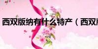 西雙版納有什么特產(西雙版納特產有哪些)