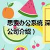 思索辦公系統 深圳有限公司（關于思索辦公系統 深圳有限公司介紹）