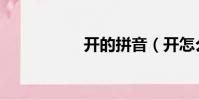 開的拼音(開怎么讀)
