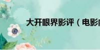 大開眼界影評(電影內容介紹)