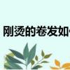 剛燙的卷發如何打理（剛燙的卷發打理方法）