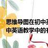 思維導圖在初中英語教學中的有效運用（關于思維導圖在初中英語教學中的有效運用介紹）