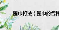 圍巾打法(圍巾的各種漂亮打法)
