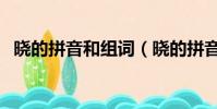 曉的拼音和組詞(曉的拼音和組詞有哪些)