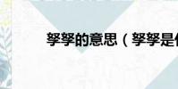 孥孥的意思(孥孥是什么意思)