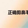 正確剪鼻毛方法（剪鼻毛正確的方法）