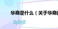 華裔是什么(關于華裔的意思介紹)