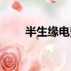 半生緣電影劇情（半生緣劇情簡介）