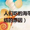 人們吃的海帶為什么有時候會打個結（海帶打結的原因）