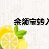 余額寶轉入怎么做（余額寶轉入方法）