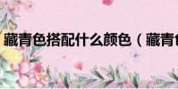 藏青色搭配什么顏色(藏青色搭配顏色推薦)