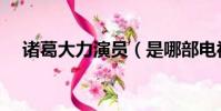 諸葛大力演員(是哪部電視劇里的角色)